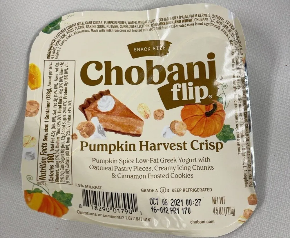 Pumpkin Harvest Crisp Flip Yogurt