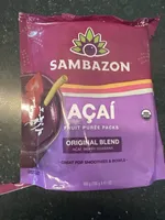 Açai berry fruit puree