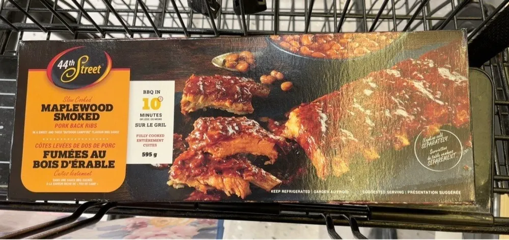 Maplewood smoked ribs
