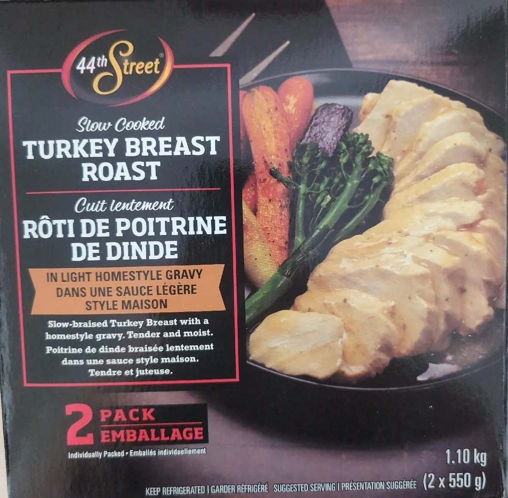 Slow cooked turkey breast