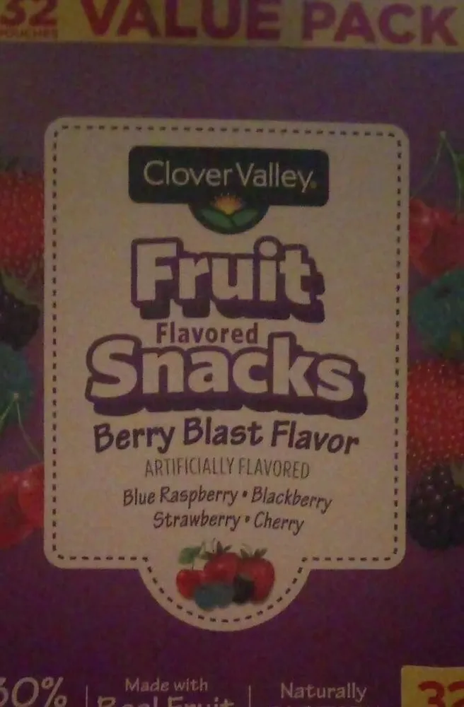 Fruit Flavored Snacks Berry Burst Flavor
