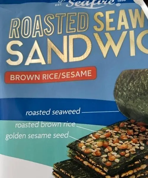 Roasted Seaweed Sandwich