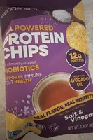 Pea protein chips