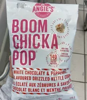 White Chocolaty & Peppermint Flavoured Drizzled Kettle Corn