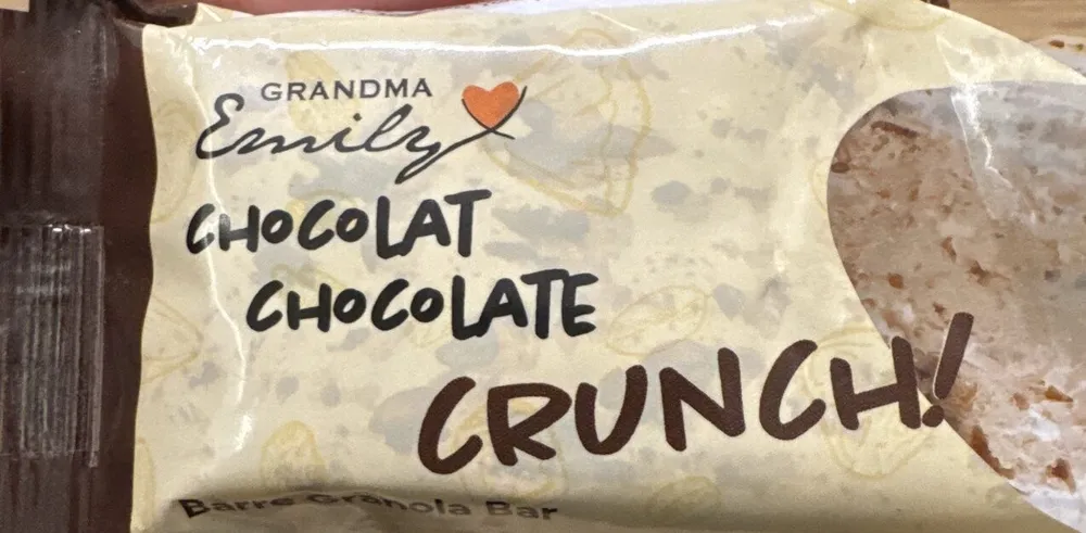 Chocolate crunch granola bar