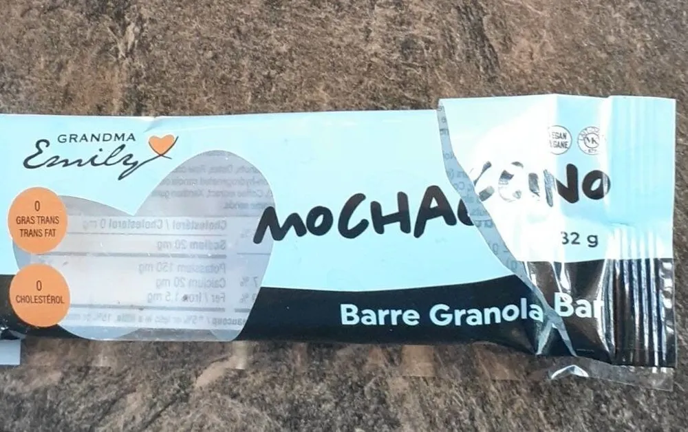 Barre granola au mochaccino