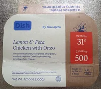 Lemon & Feta Chicken with Orzo