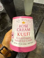 Rose Cream kulfi Indian Ice Cream