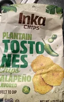 PLANTAIN TOSTONES Chips JALAPEÑO FLAVORED