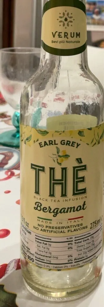 Thé glacé à la bergamote