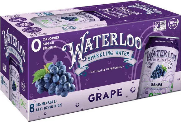 Sparkling Water Grape Naturally Flavored with other Natural Flavors