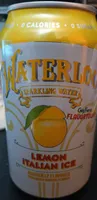 Lemon Italian ice sparkling water