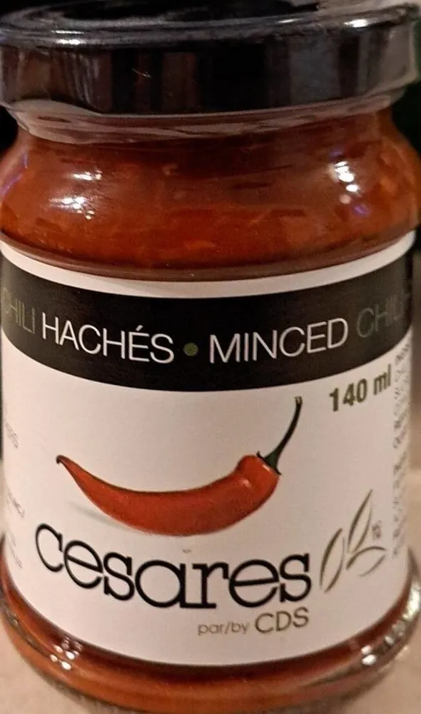 Piments chili hachés