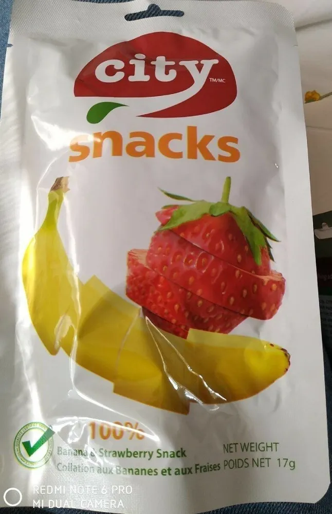 Collation Banane Fraise