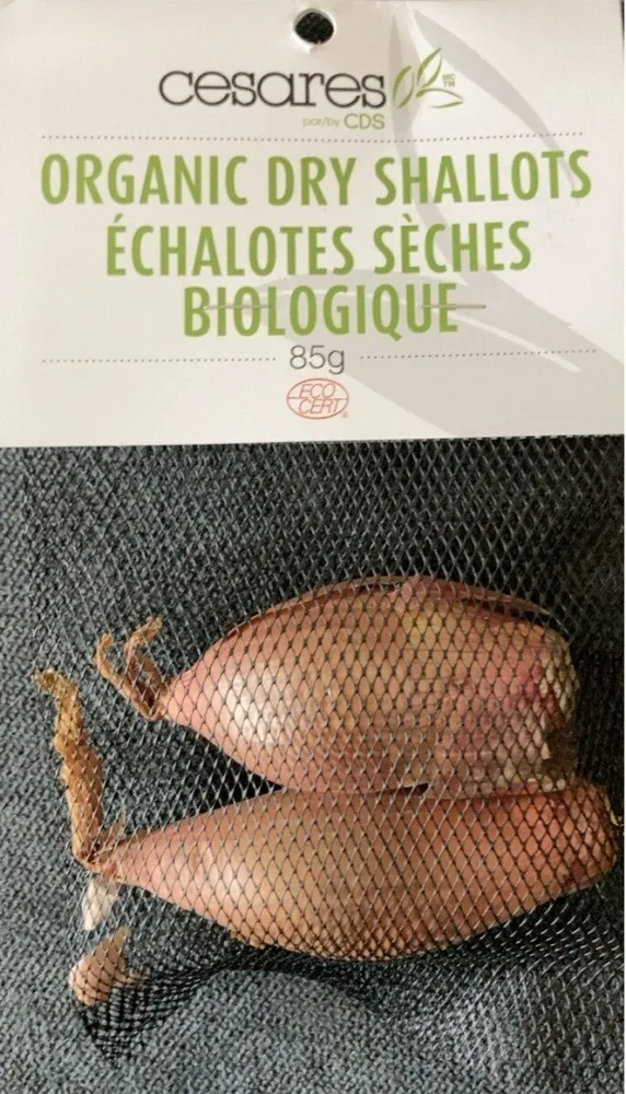Organic dry shallots