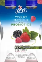 Mixed berry yogurt smoothie with probiotics