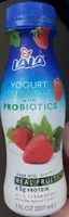 Wild strawberry yogurt smoothie with probiotics
