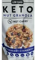 Blueberry Cinnamon Low Carb Keto Granola