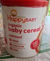 Organic baby cereal