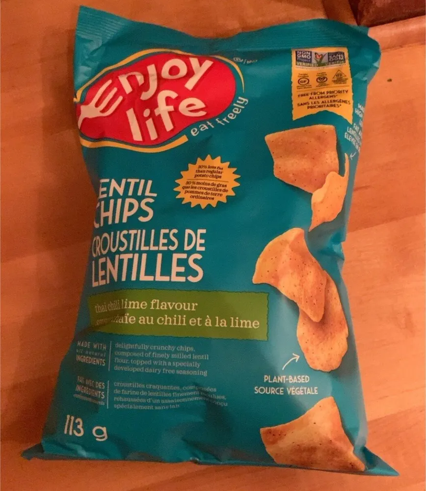 Lentil chips