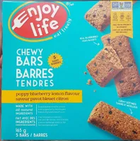 Barres tendres - Saveurs pavot bleuet citron