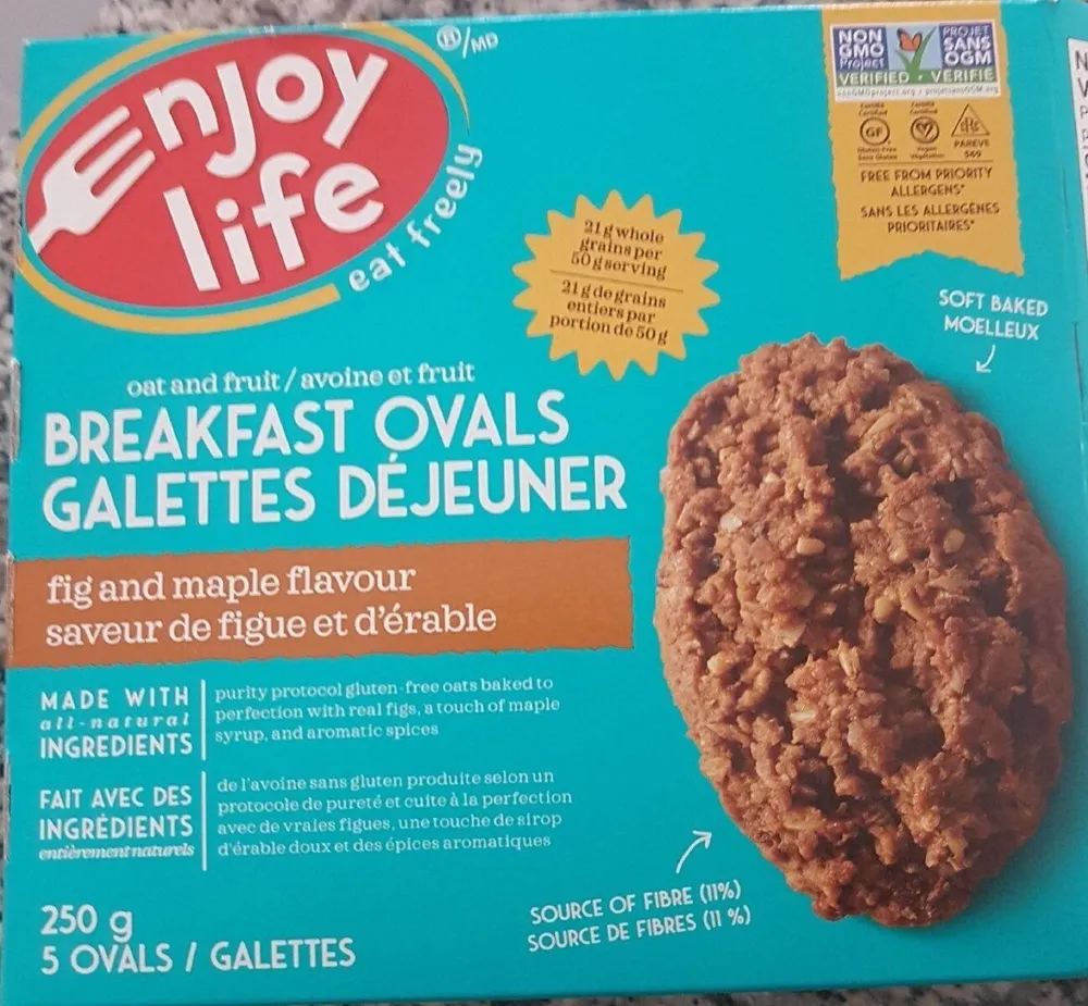 Galettes déjeuner saveur de figue et érable
