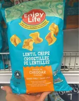 Lentil Chips Dairy Free Cheddar