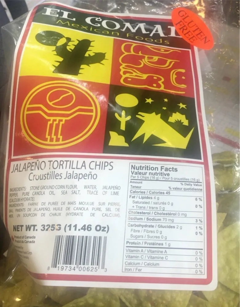 Jalapeno tortilla chips