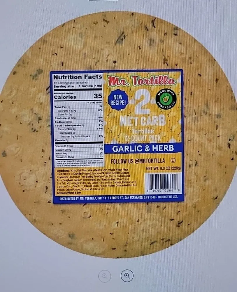 Garlic and Herb Torillas
