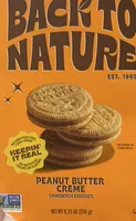 Peanut Butter Creme Sandwich Cookies