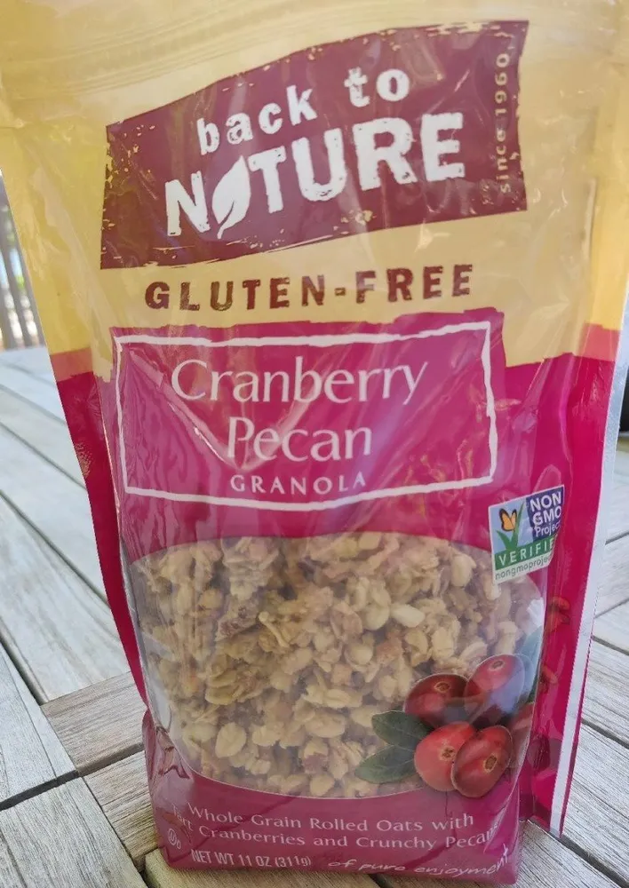 Gluten Free Cranberry Pecan Granola
