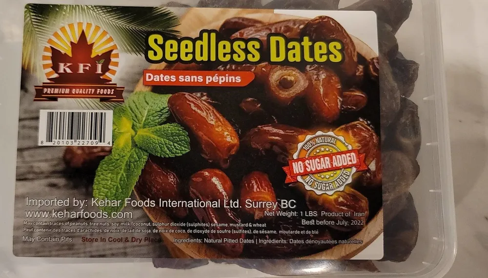 Seedless dates