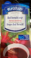 Red borscht soup