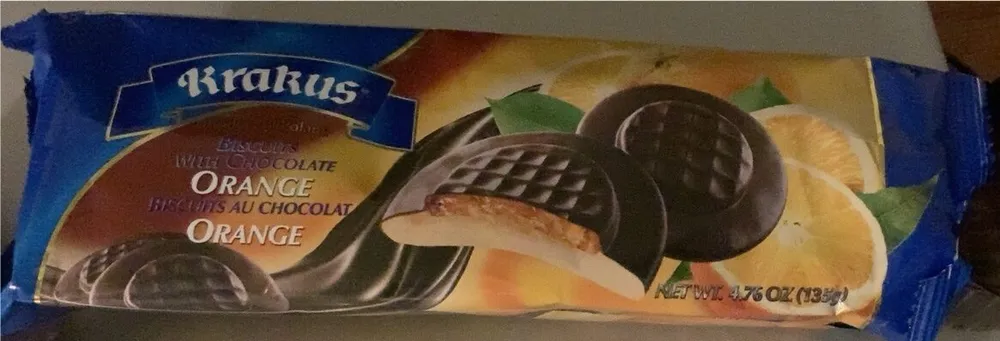 Biscuits with Chocolate - Orange