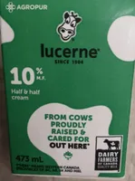 10% half & half cream