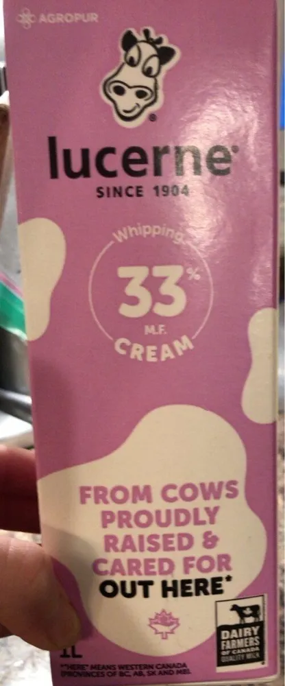 Whipping cream