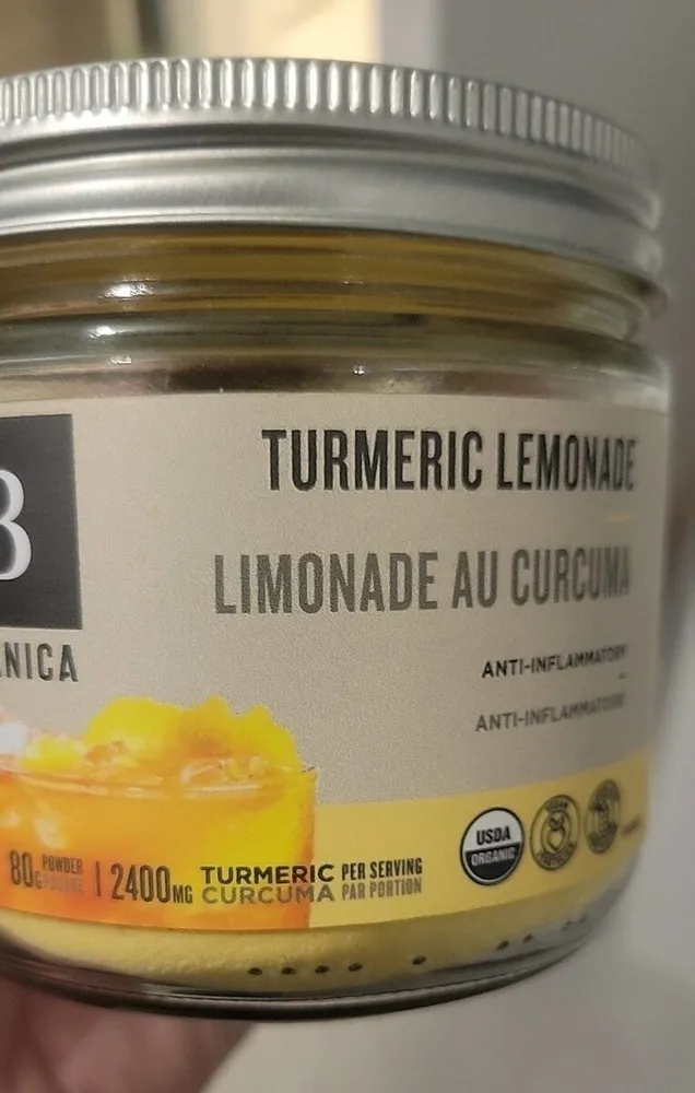 Limonade au curcuma