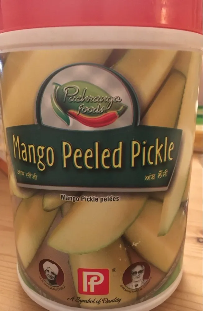 Mango peeled pickle