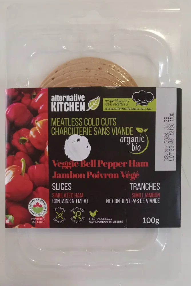 Veggie Bell Pepper Simulated Ham Slices