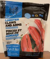 Pinces et bras de homard