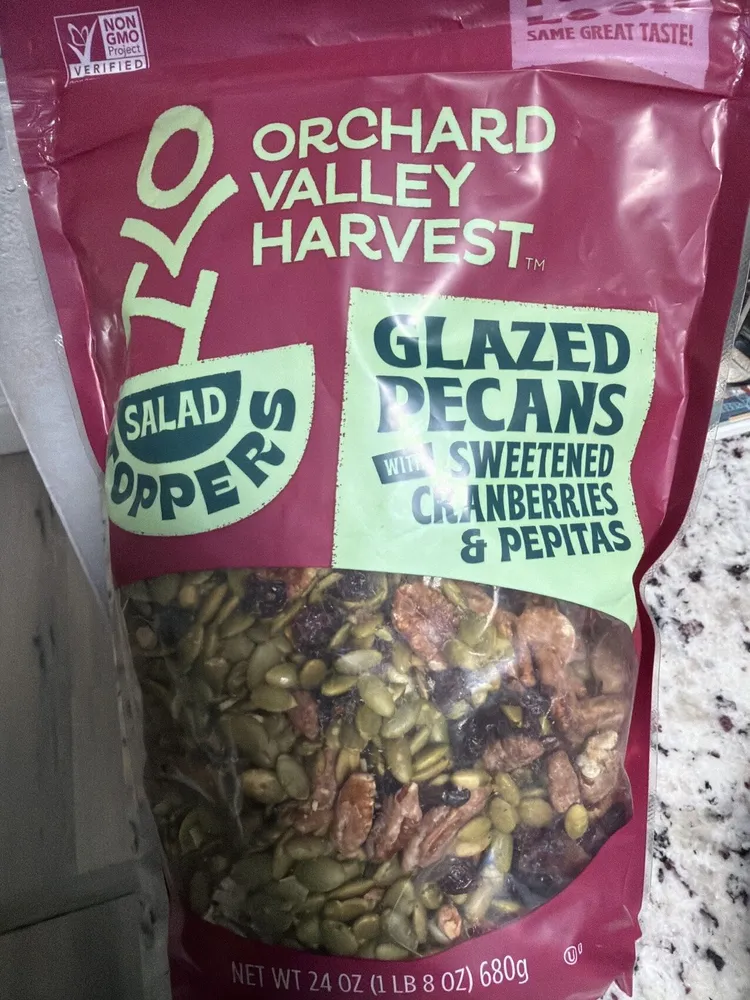 Glazed Pecans with Sweetened Cranberries & Pepitas