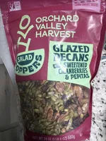 Glazed Pecans with Sweetened Cranberries & Pepitas