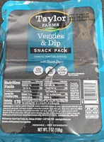 Veggies & Dip Snack Pack