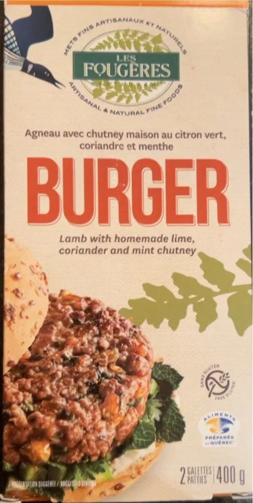 Burger agneau