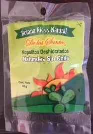 Nopalitos deshidratados naturales sin chile