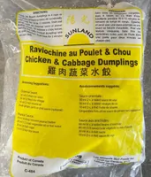 Chicken & cabbage dumplings