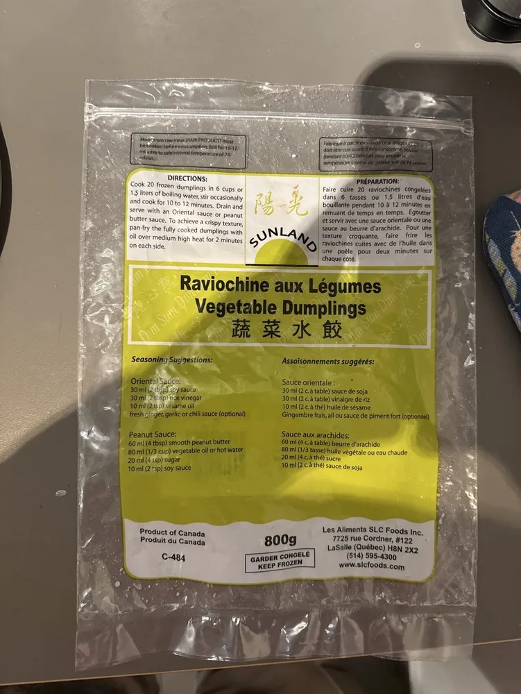 Raviochine aus legumes