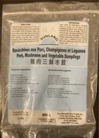 Pork, Mushroom, Vegetable Dumplings