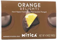 Orange Delights Hand-Dipped Dark Chocolate Candied Oranges