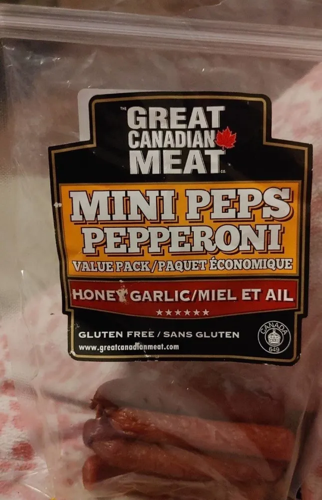 Mini peps pepperoni honey garlic